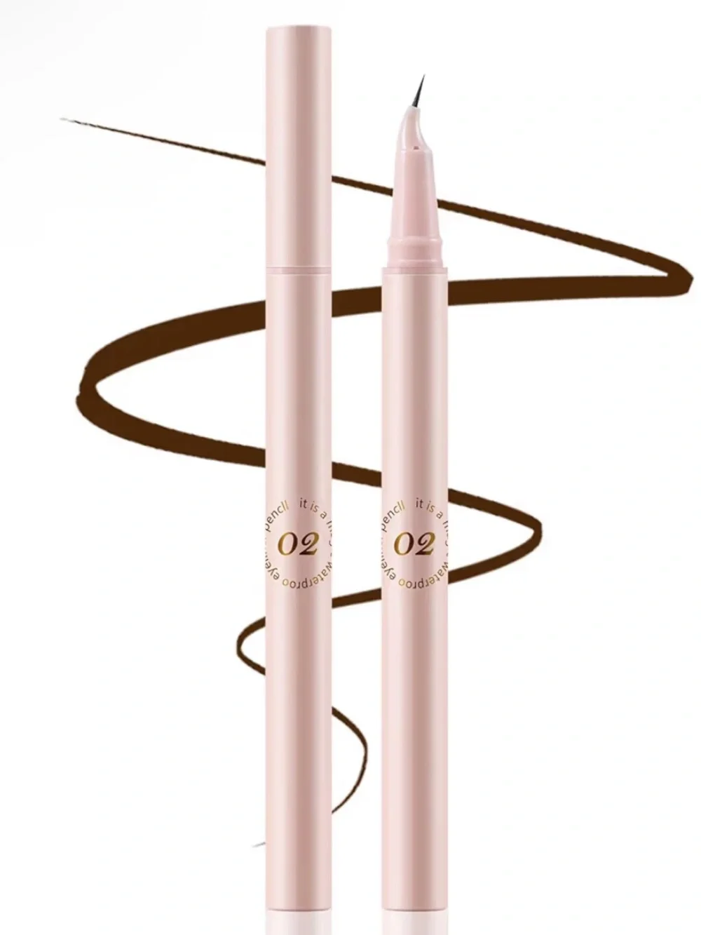 Liquid Eyeliner Pen, Matte Eye Liner with Precision Tip, Long Lasting Eyeliner
